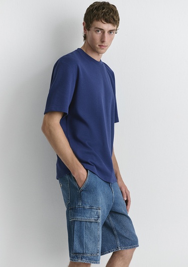  Mavi Hamburg Mv91 Street İndigo Mavisi Jean Şort 0410681-89815