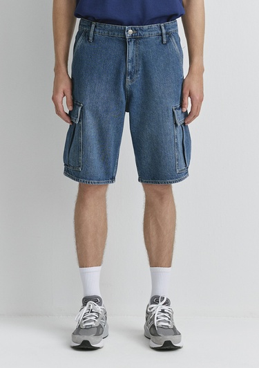  Mavi Hamburg Mv91 Street İndigo Mavisi Jean Şort 0410681-89815