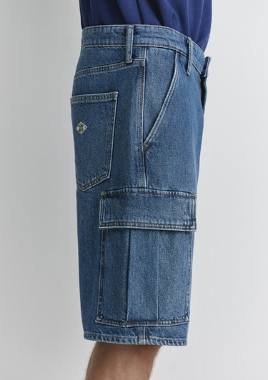  Mavi Hamburg Mv91 Street İndigo Mavisi Jean Şort 0410681-89815