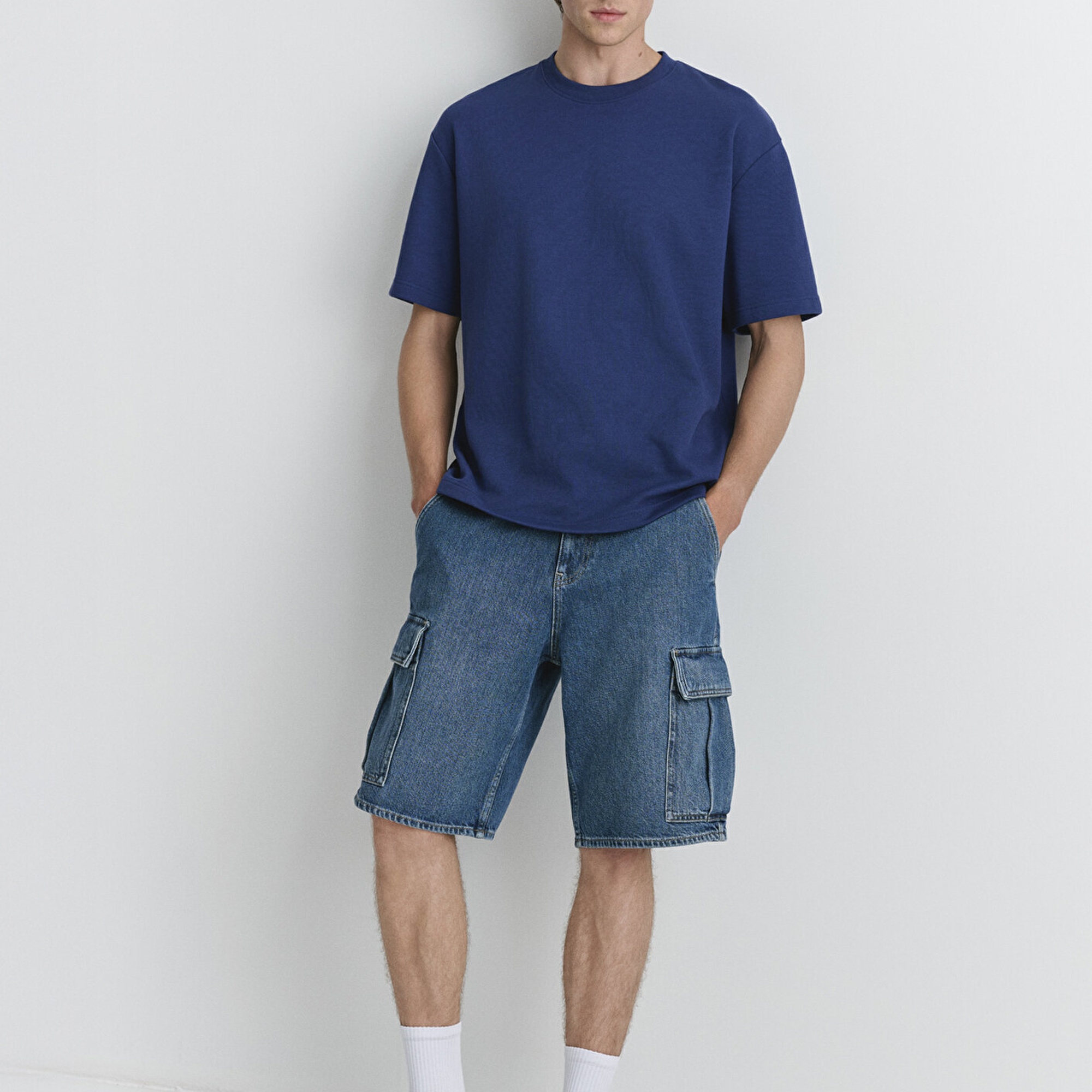 Mavi Hamburg Mv91 Street İndigo Mavisi Jean Şort 0410681-89815