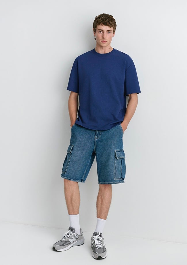  Mavi Hamburg Mv91 Street İndigo Mavisi Jean Şort 0410681-89815