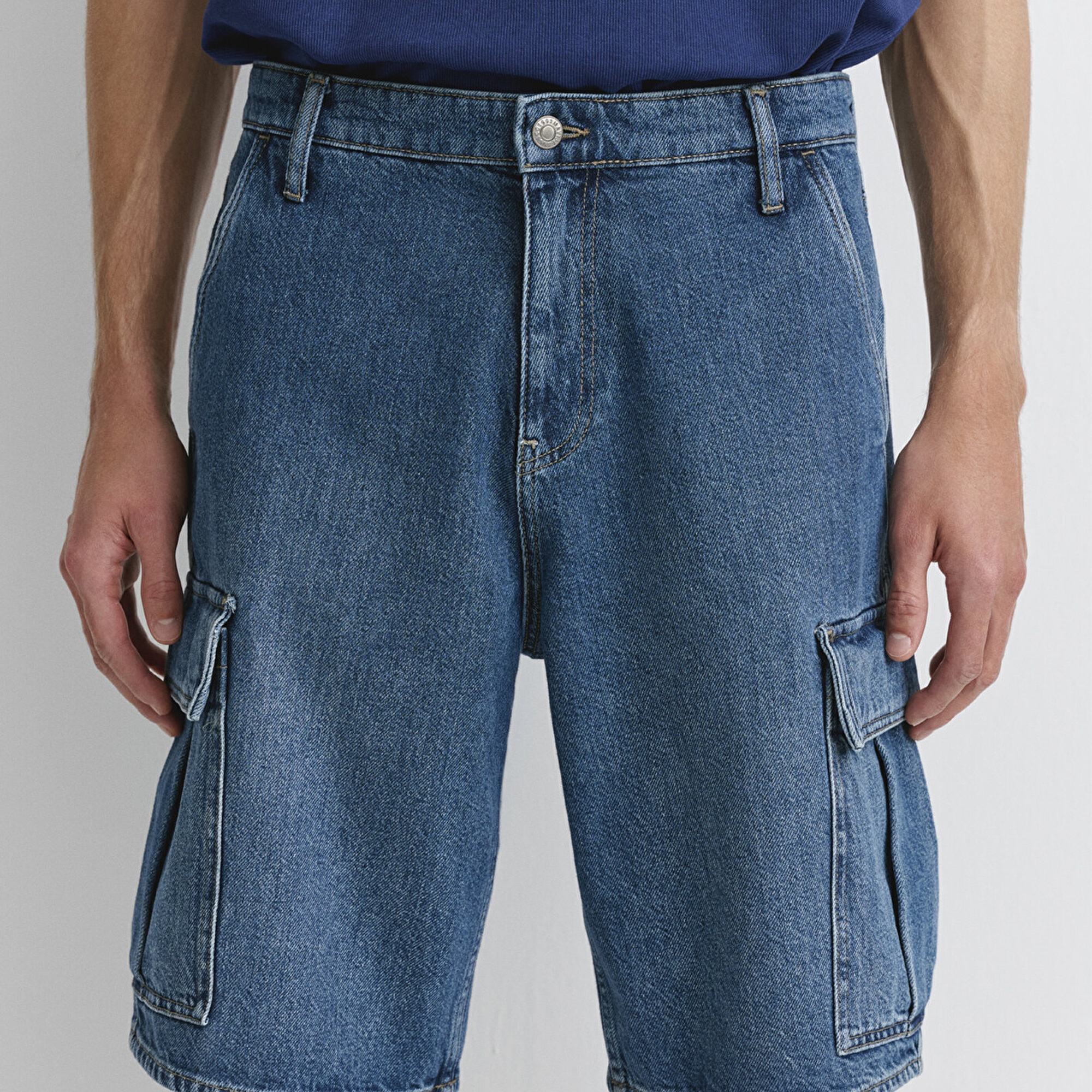 Mavi Hamburg Mv91 Street İndigo Mavisi Jean Şort 0410681-89815