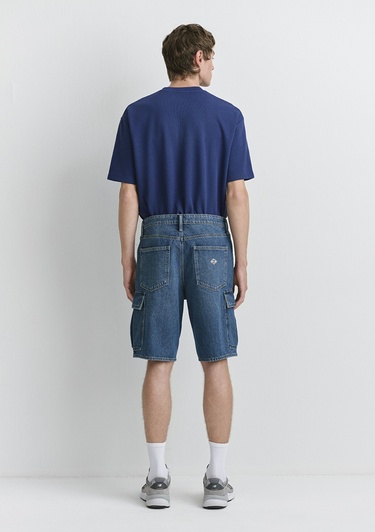  Mavi Hamburg Mv91 Street İndigo Mavisi Jean Şort 0410681-89815