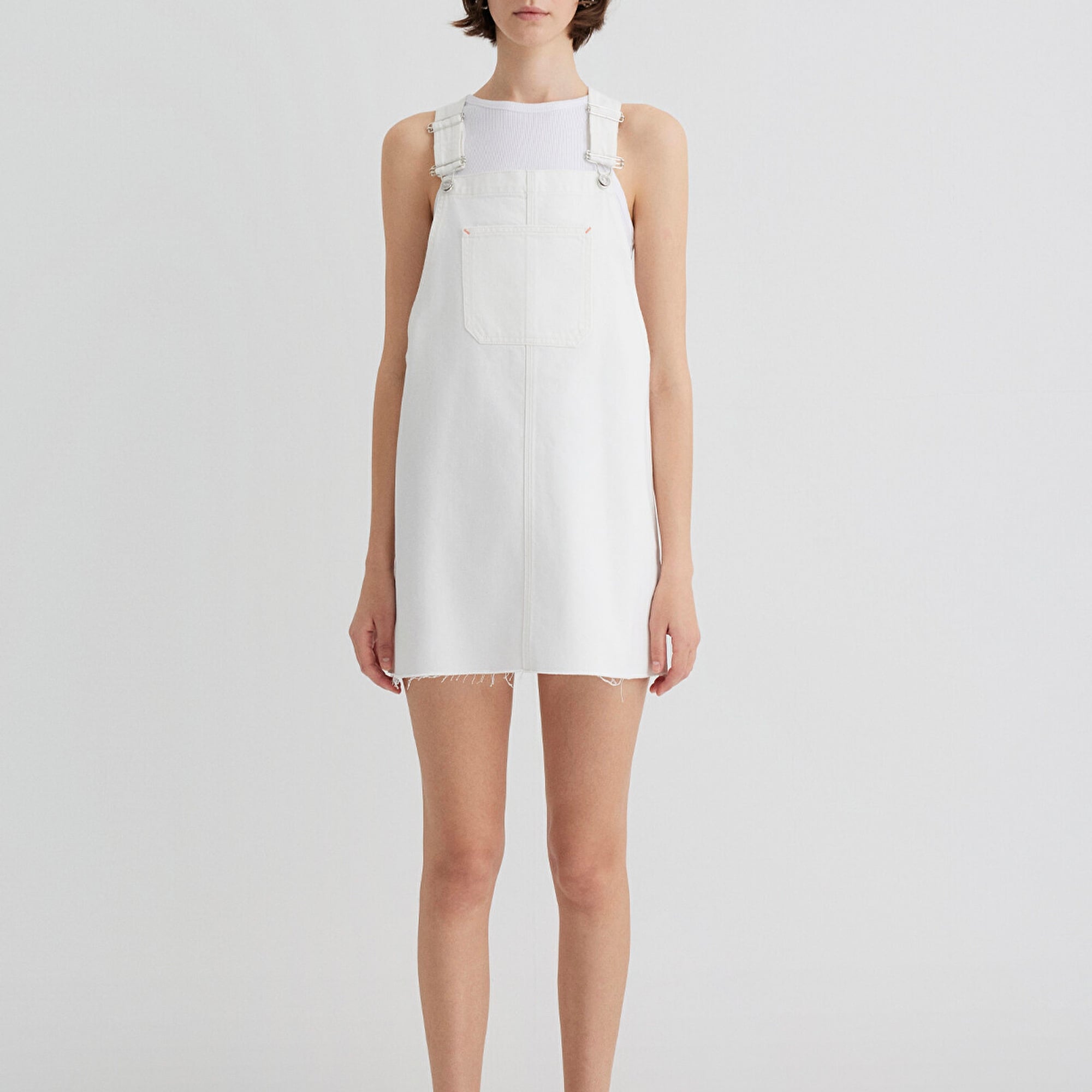 Mavi Iza Kırık Beyaz Jean Elbise 1310662-89835