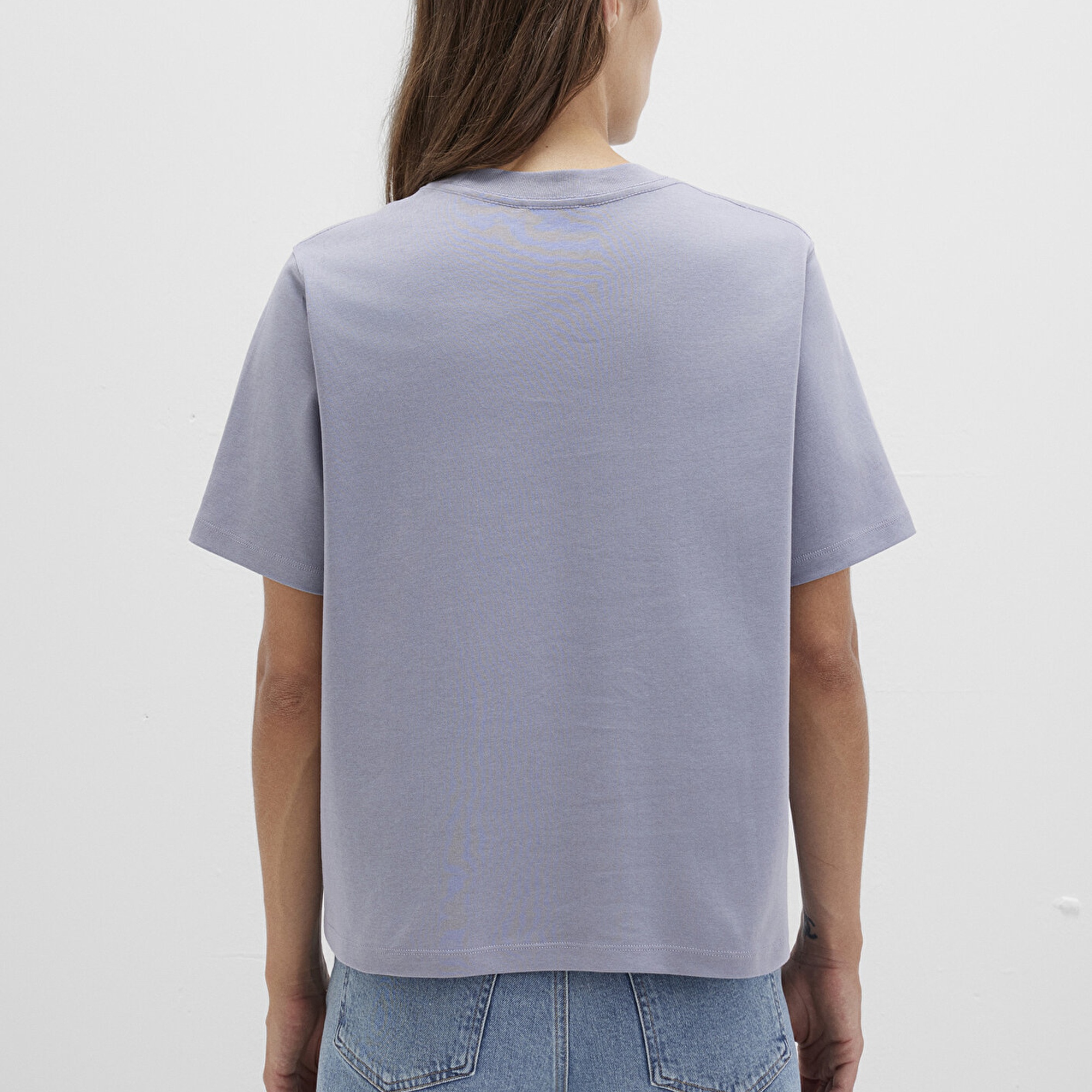 Mavi MV Baskılı Mor Tişört Regular Fit / Normal Kesim 1613148-81919