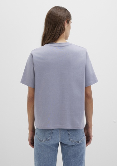  Mavi MV Baskılı Mor Tişört Regular Fit / Normal Kesim 1613148-81919