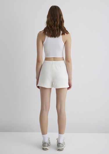  Mavi Beyaz Şort 1410155-70000