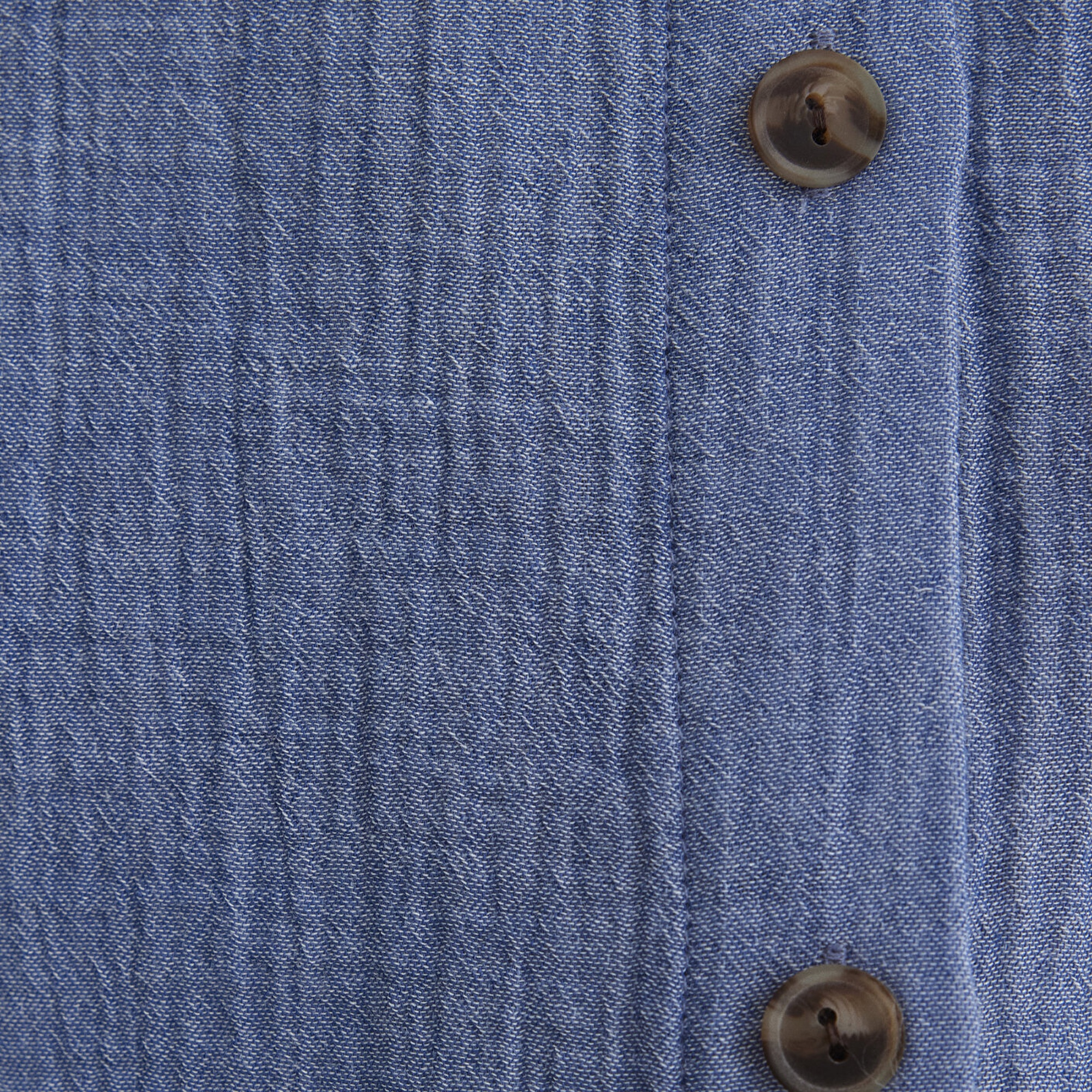 Mavi Dokulu Mavi Gömlek Loose Fit / Bol Rahat Kesim 1210758-89861