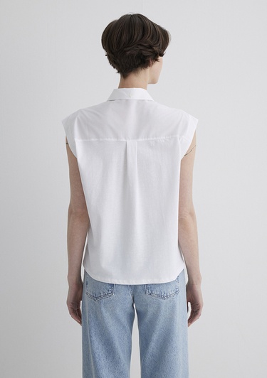  Mavi Beyaz Gömlek Loose Fit / Bol Rahat Kesim 1211092-620