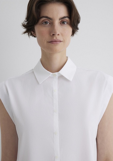  Mavi Beyaz Gömlek Loose Fit / Bol Rahat Kesim 1211092-620