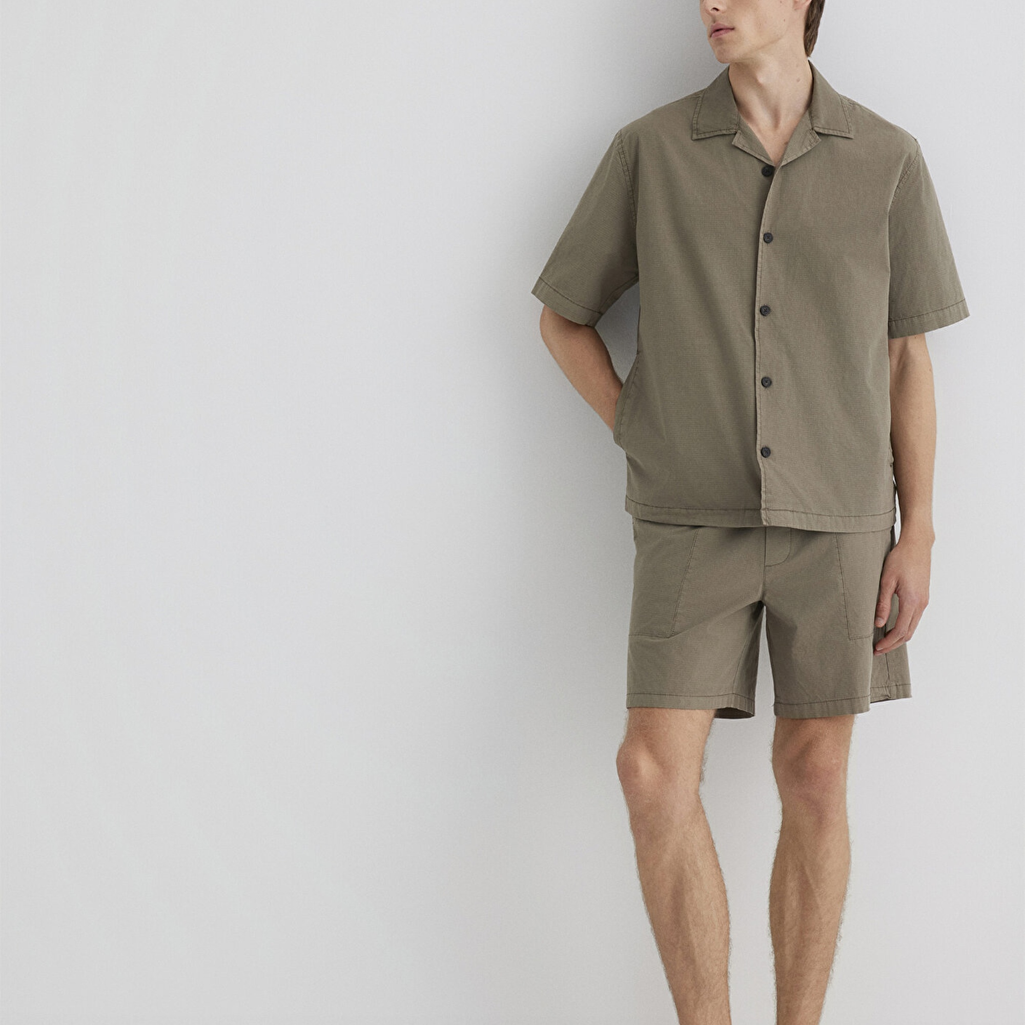 Mavi Kahverengi Şort 0410279-89931