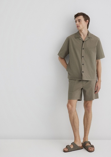  Mavi Kahverengi Şort 0410279-89931