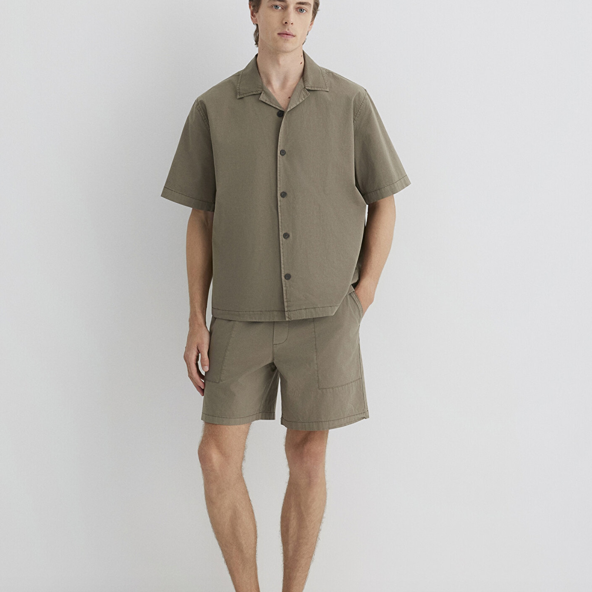 Mavi Kahverengi Şort 0410279-89931