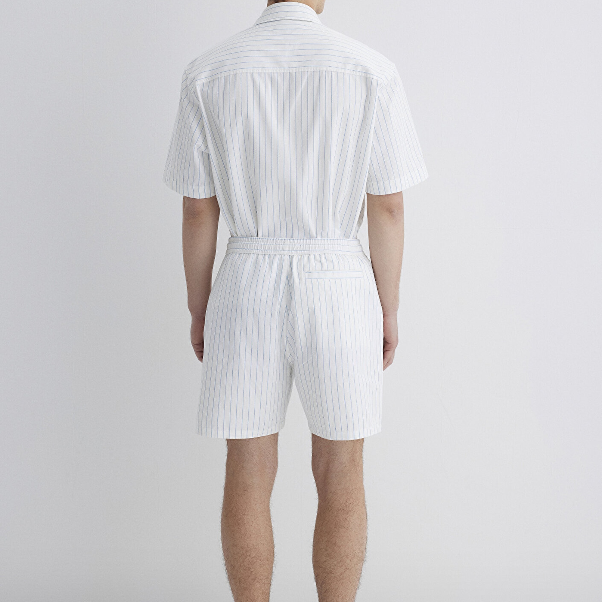 Mavi Çizgili Mavi Şort 0410261-85440