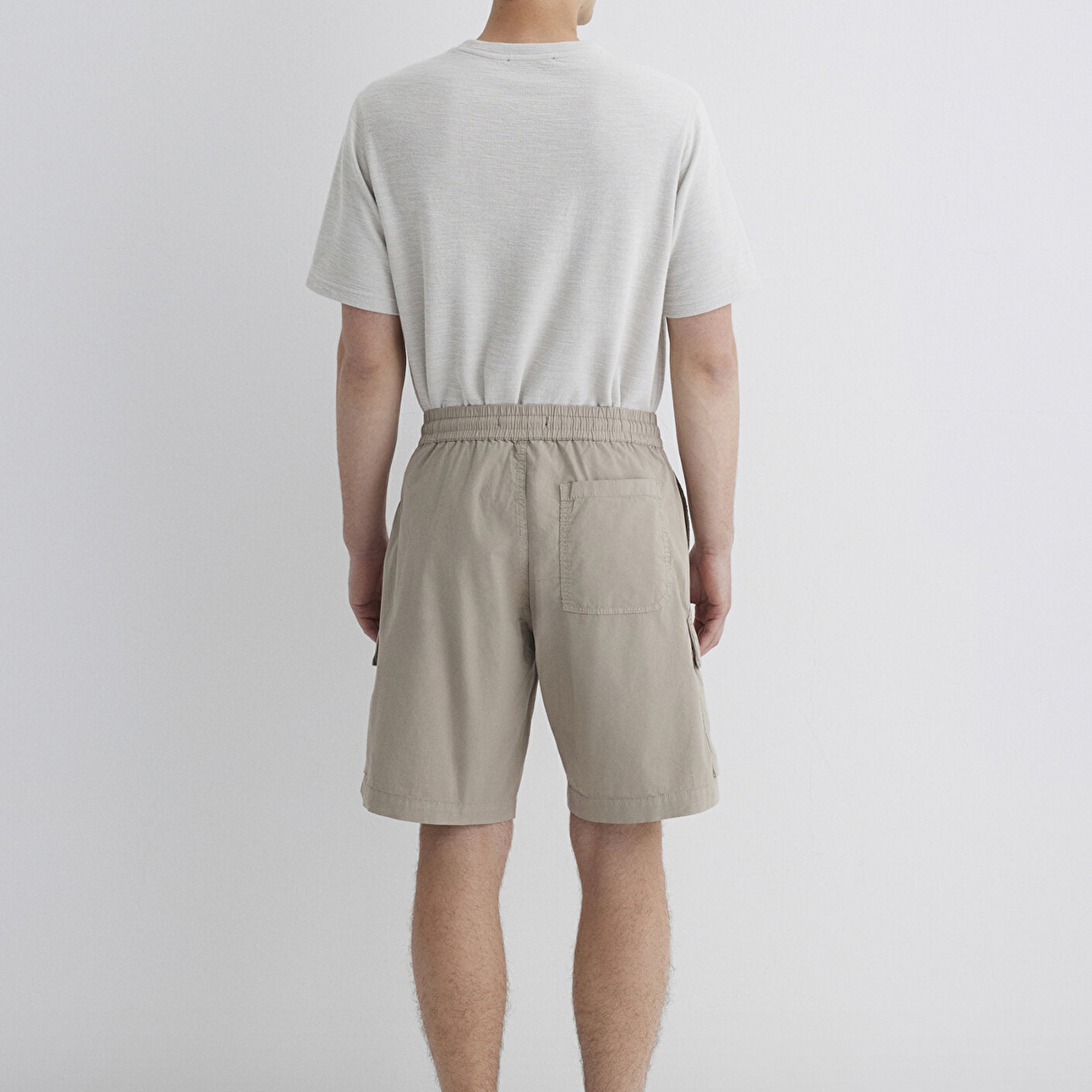 Mavi Bej Kargo Şort 0410269-80697