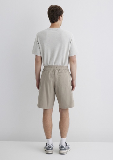  Mavi Bej Kargo Şort 0410269-80697