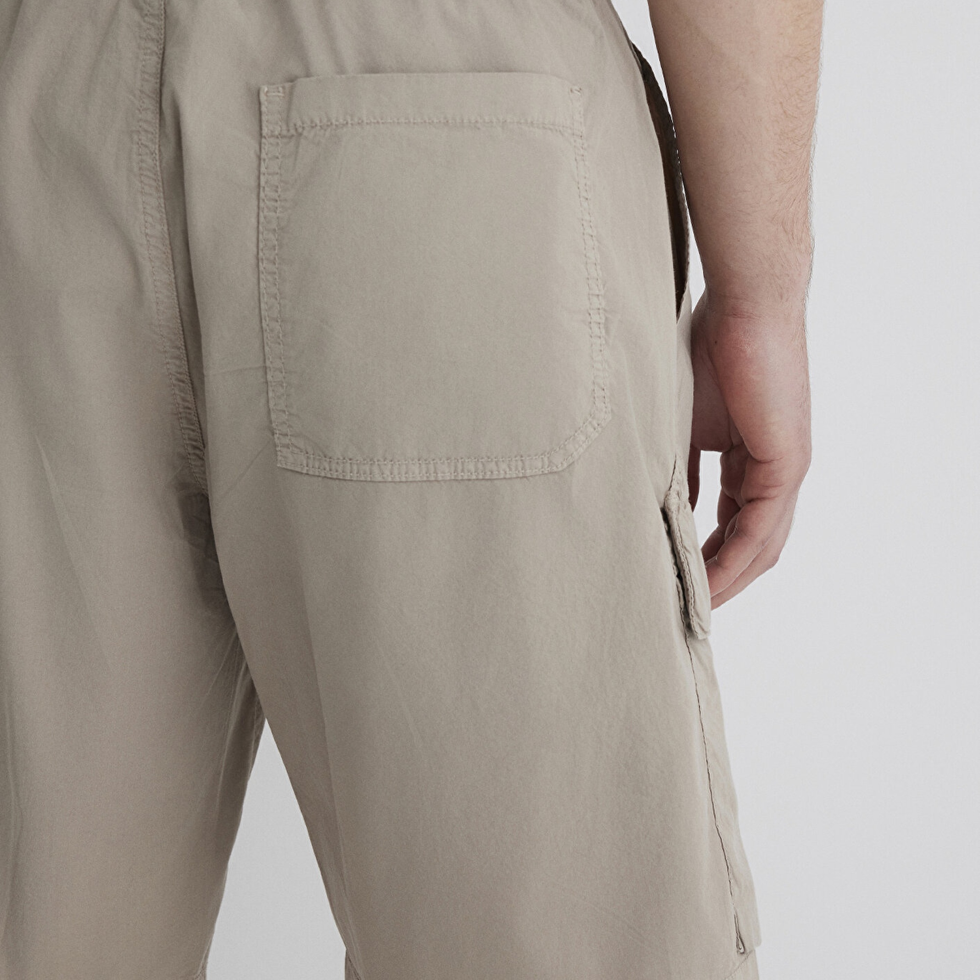 Mavi Bej Kargo Şort 0410269-80697