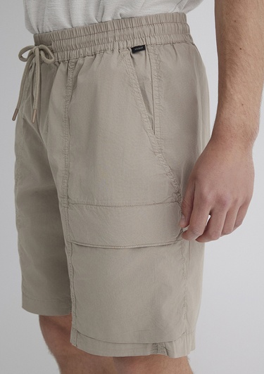  Mavi Bej Kargo Şort 0410269-80697