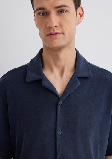  Mavi Gri Gömlek Regular Fit / Normal Kesim 0211565-82183