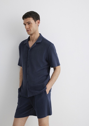  Mavi Gri Gömlek Regular Fit / Normal Kesim 0211565-82183