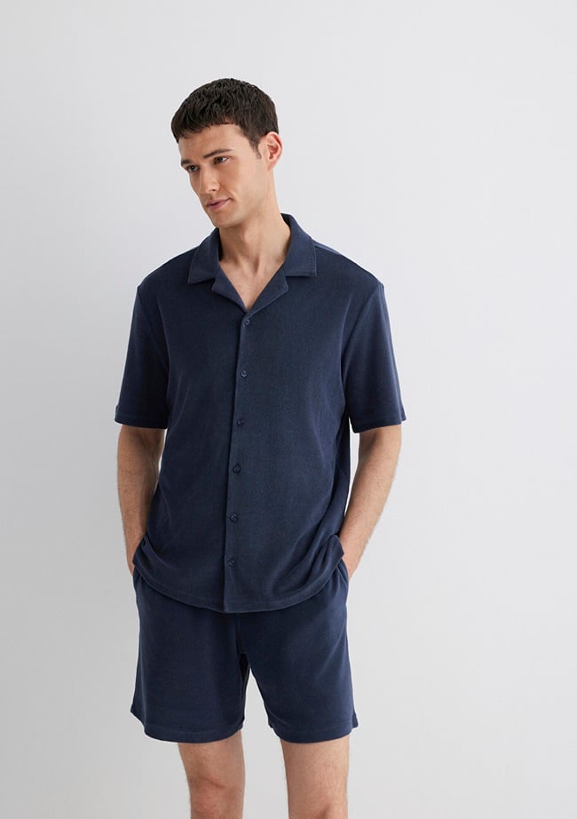  Mavi Gri Gömlek Regular Fit / Normal Kesim 0211565-82183