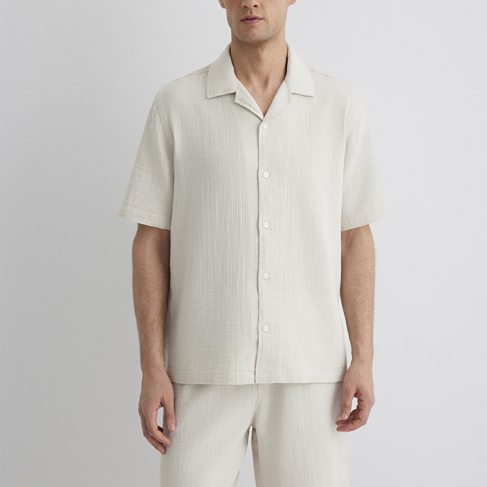 Mavi Bej Gömlek Regular Fit / Normal Kesim 0211532-70134