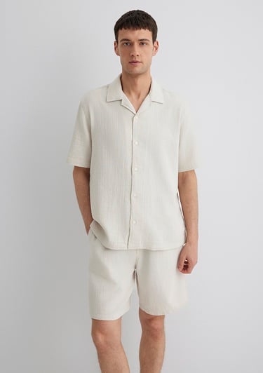  Mavi Bej Gömlek Regular Fit / Normal Kesim 0211532-70134