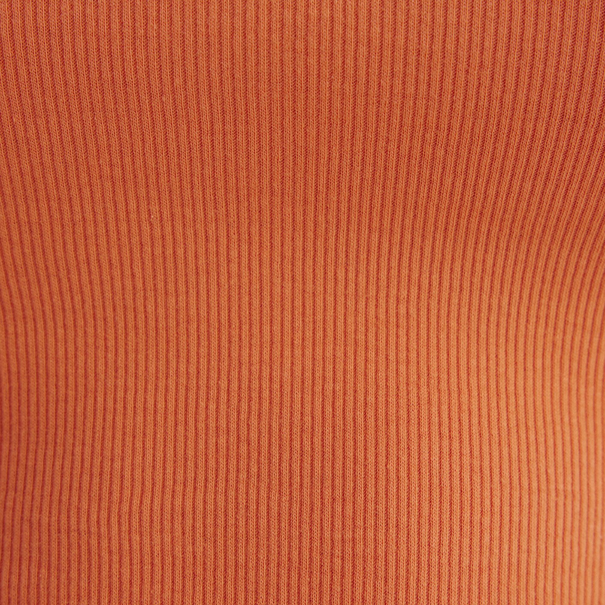 Mavi V Yaka Turuncu Basic Crop Atlet Crop / Kısa Kesim 1612375-71272