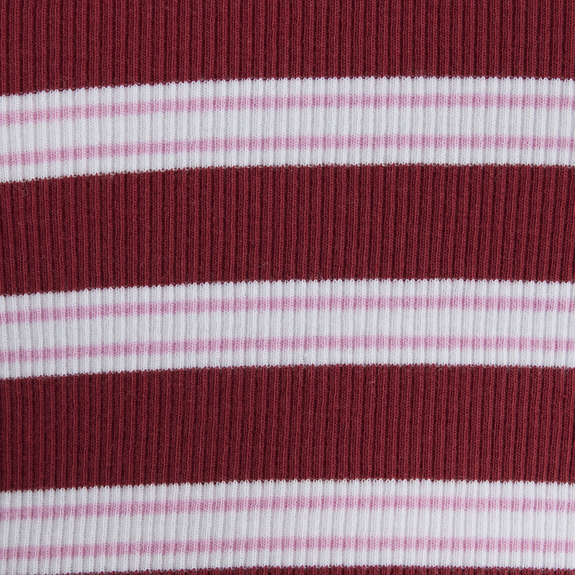 Mavi Bordo Çizgili Crop Atlet Crop / Kısa Kesim 1613086-89810