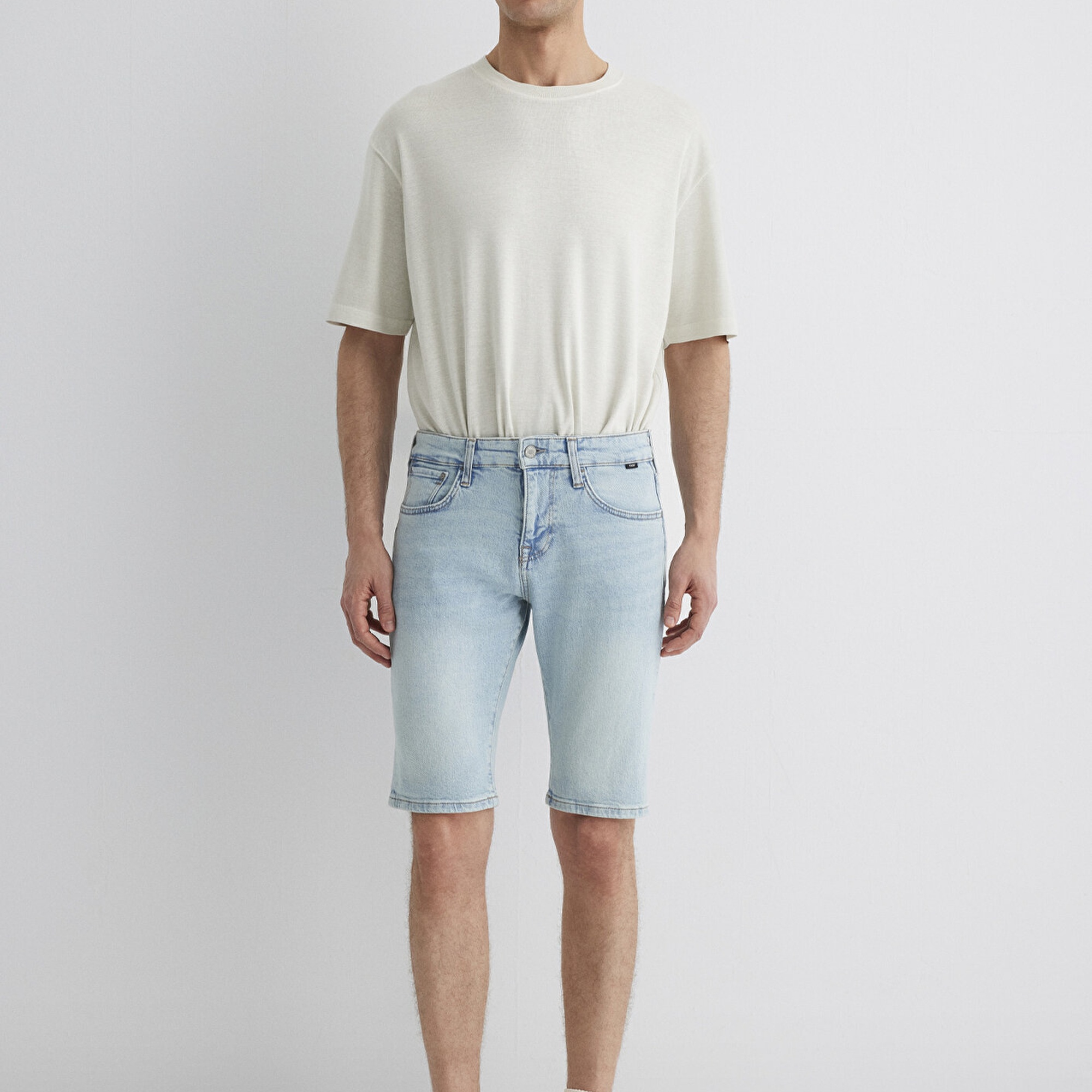 Mavi Tim Street Açık Mavi Jean Şort 0428489644