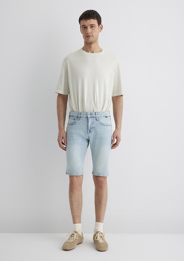  Mavi Tim Street Açık Mavi Jean Şort 0428489644