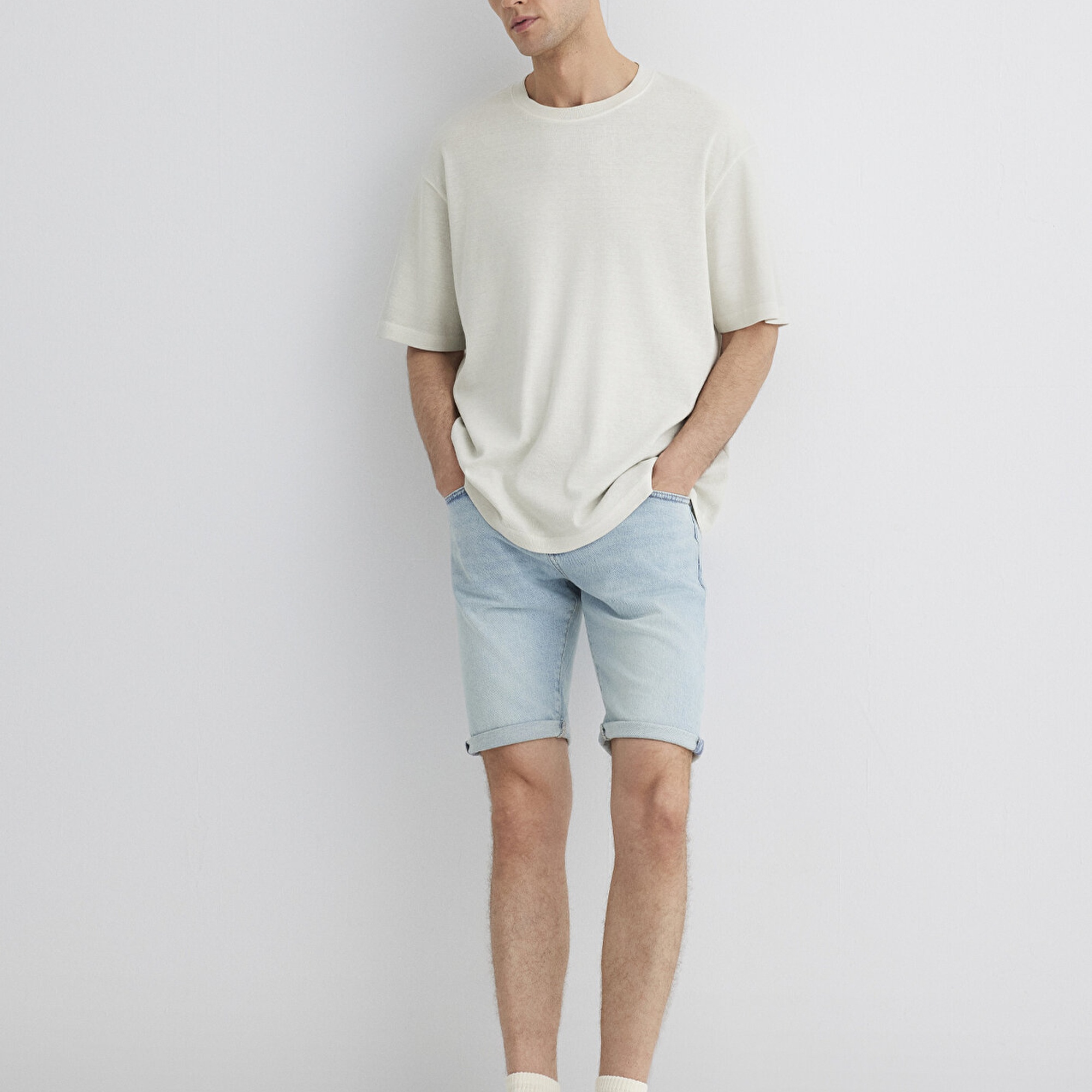 Mavi Tim Street Açık Mavi Jean Şort 0428489644