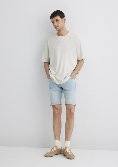  Mavi Tim Street Açık Mavi Jean Şort 0428489644