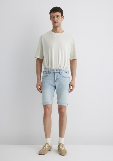  Mavi Tim Street Açık Mavi Jean Şort 0428489644