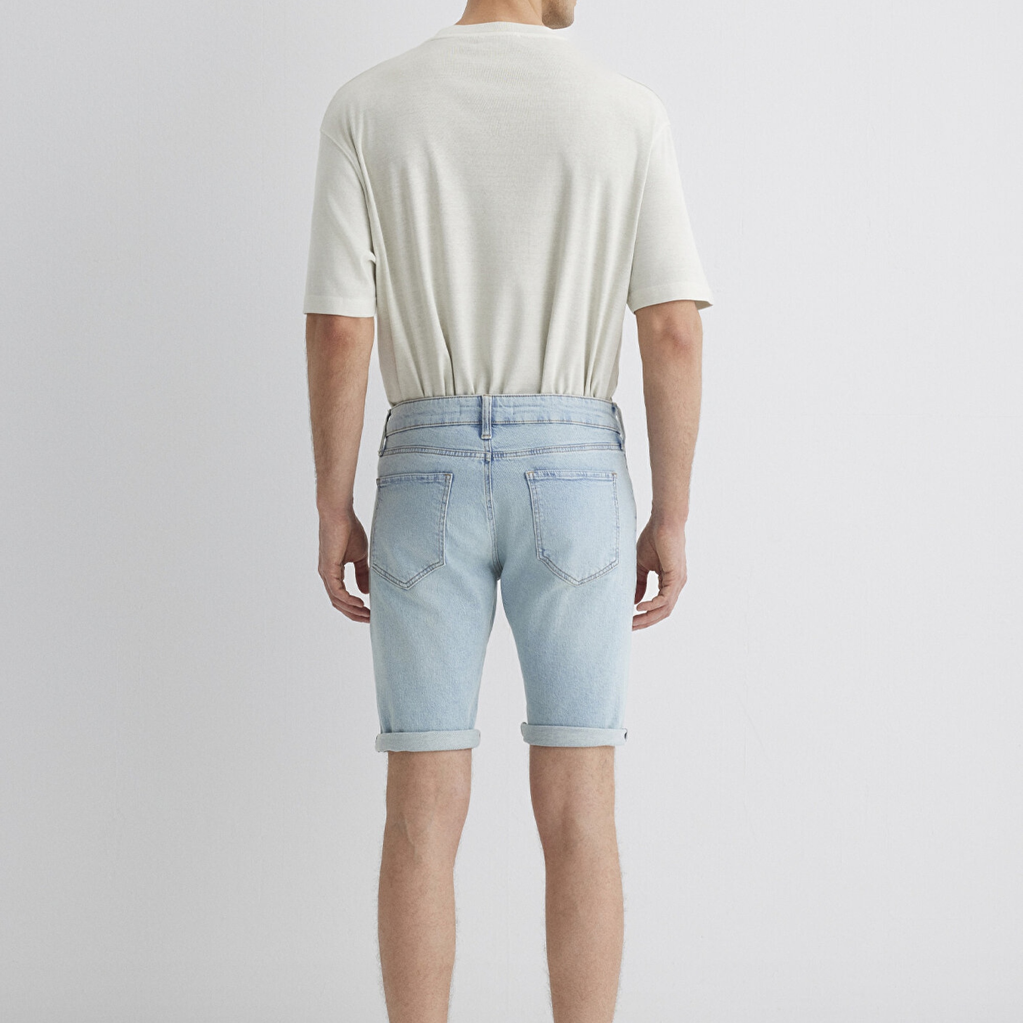 Mavi Tim Street Açık Mavi Jean Şort 0428489644