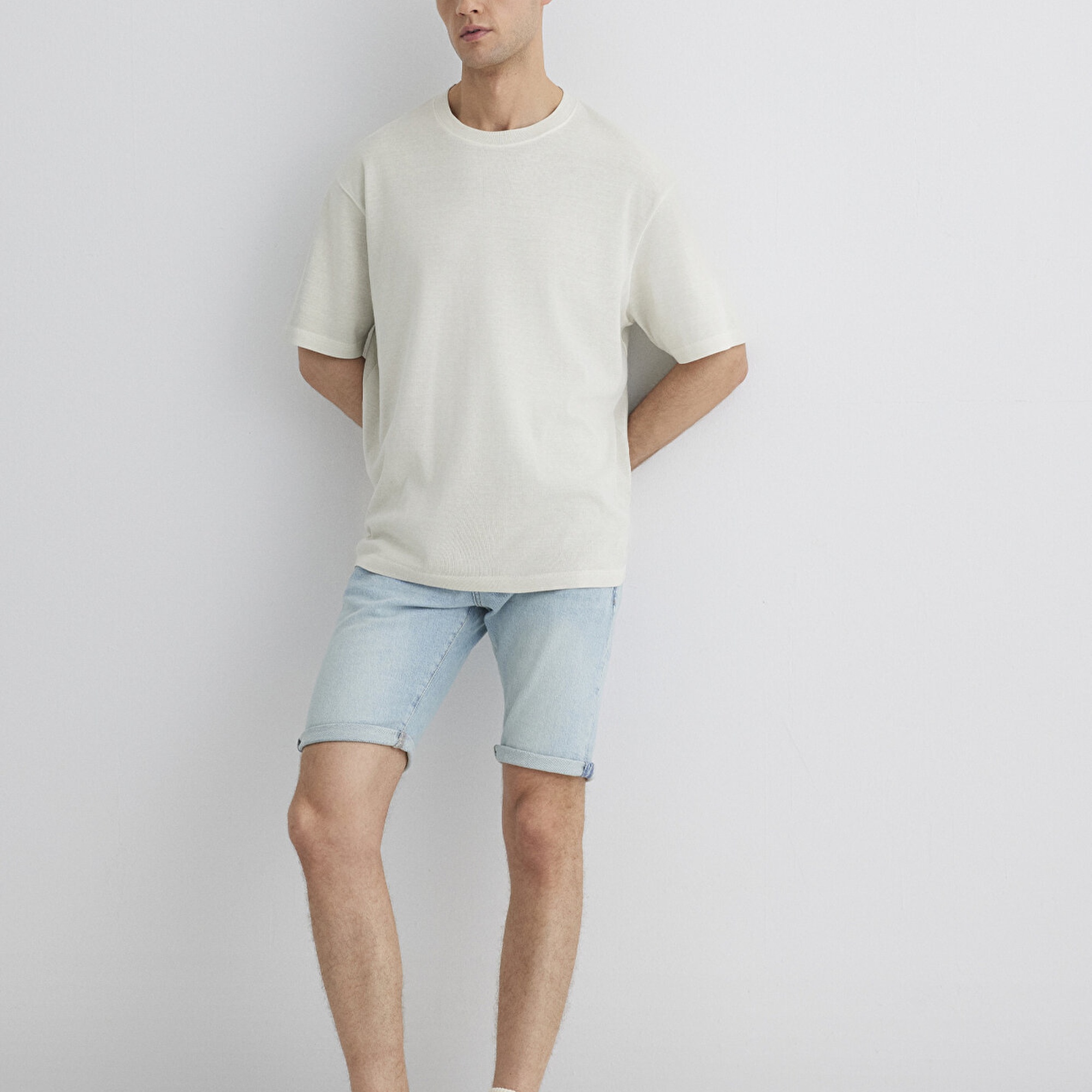 Mavi Tim Street Açık Mavi Jean Şort 0428489644