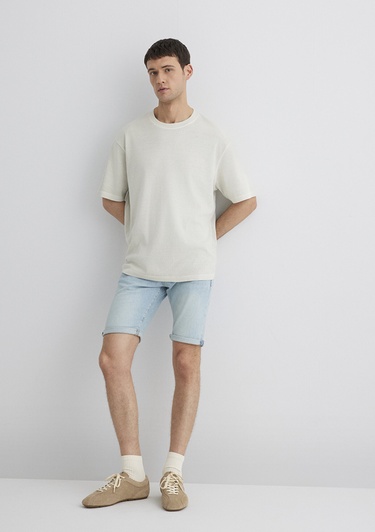  Mavi Tim Street Açık Mavi Jean Şort 0428489644