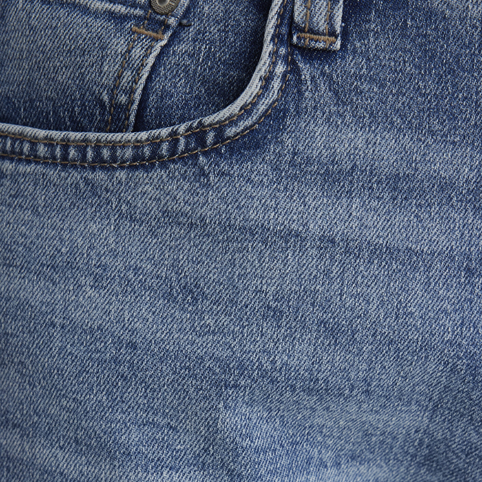 Mavi Tim Street Gölgeli Indigo Mavisi Jean Şort 0428489643