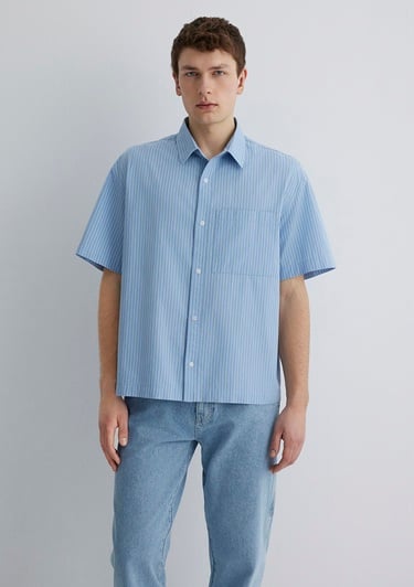  Mavi Mavi Gömlek Oversize / Geniş Kesim 0211487-83767