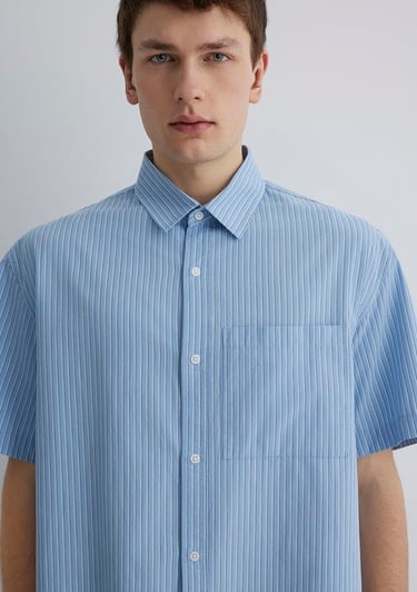  Mavi Mavi Gömlek Oversize / Geniş Kesim 0211487-83767