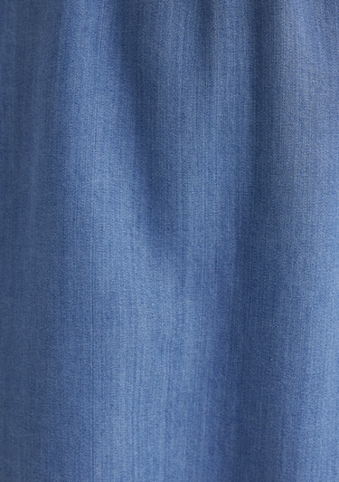  Mavi Suzy Gold Klasik Açık Mavi Jean Elbise 130317-89756