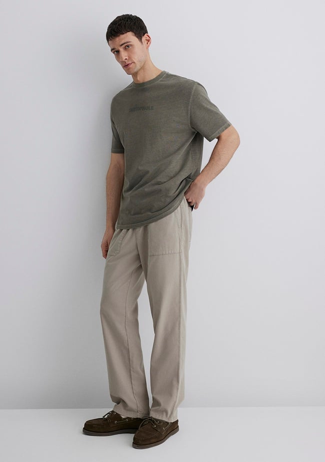  Mavi Bej Liyosel Pantolon 0010156-80697