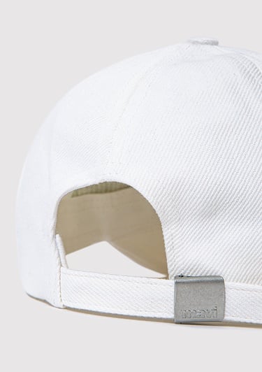  Mavi Beyaz Denim Şapka 1913007-34523