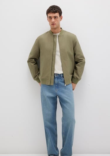  Mavi Yeşil Bomber Ceket 0110582-71559