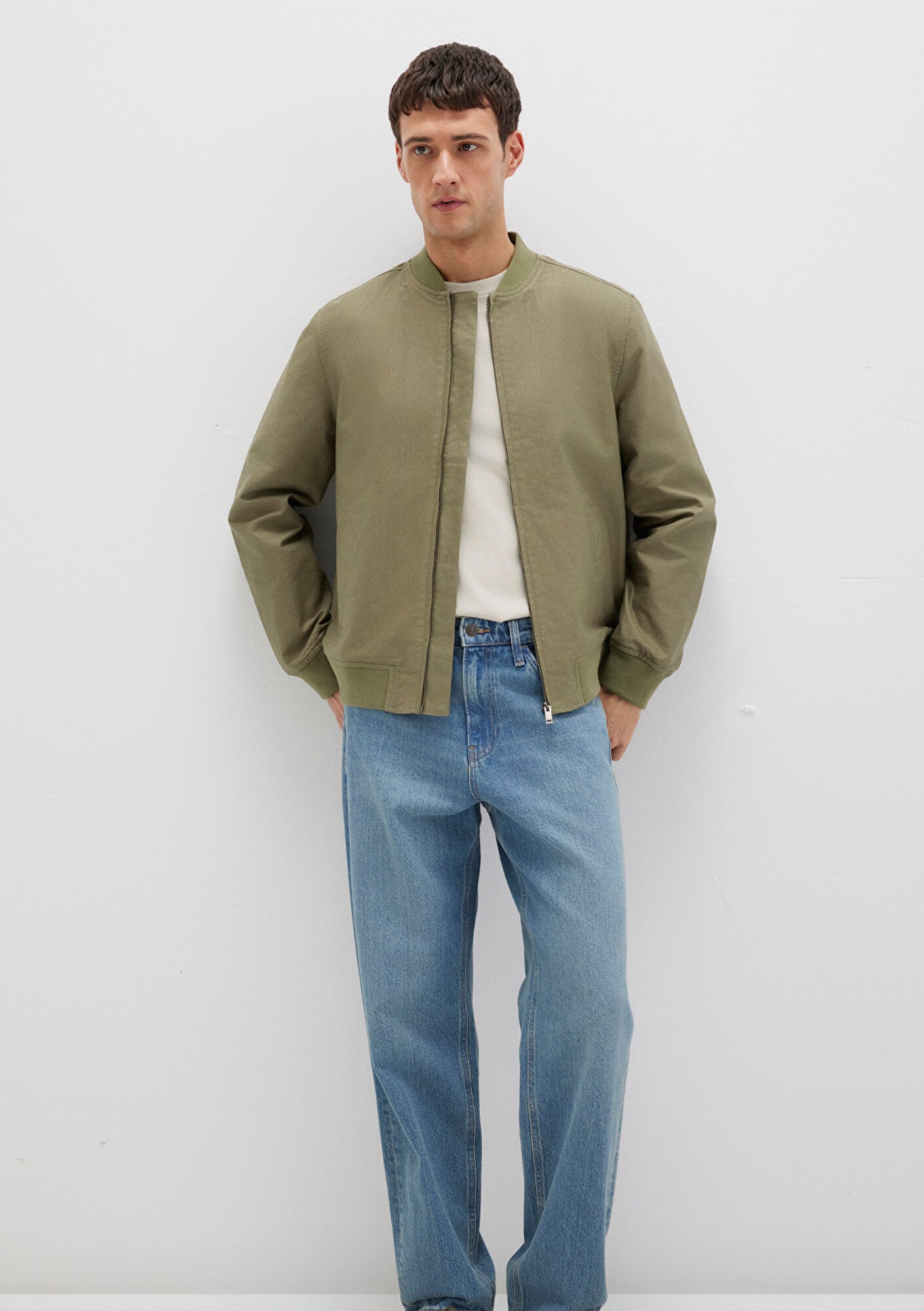  Mavi Yeşil Bomber Ceket 0110582-71559