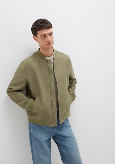  Mavi Yeşil Bomber Ceket 0110582-71559