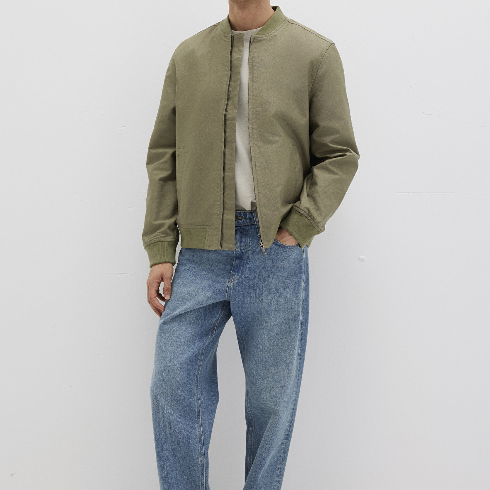 Mavi Yeşil Bomber Ceket 0110582-71559