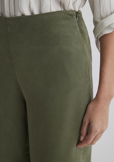  Mavi Haki Kısa Pantolon 1010794-71561