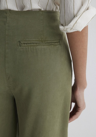  Mavi Haki Kısa Pantolon 1010794-71561