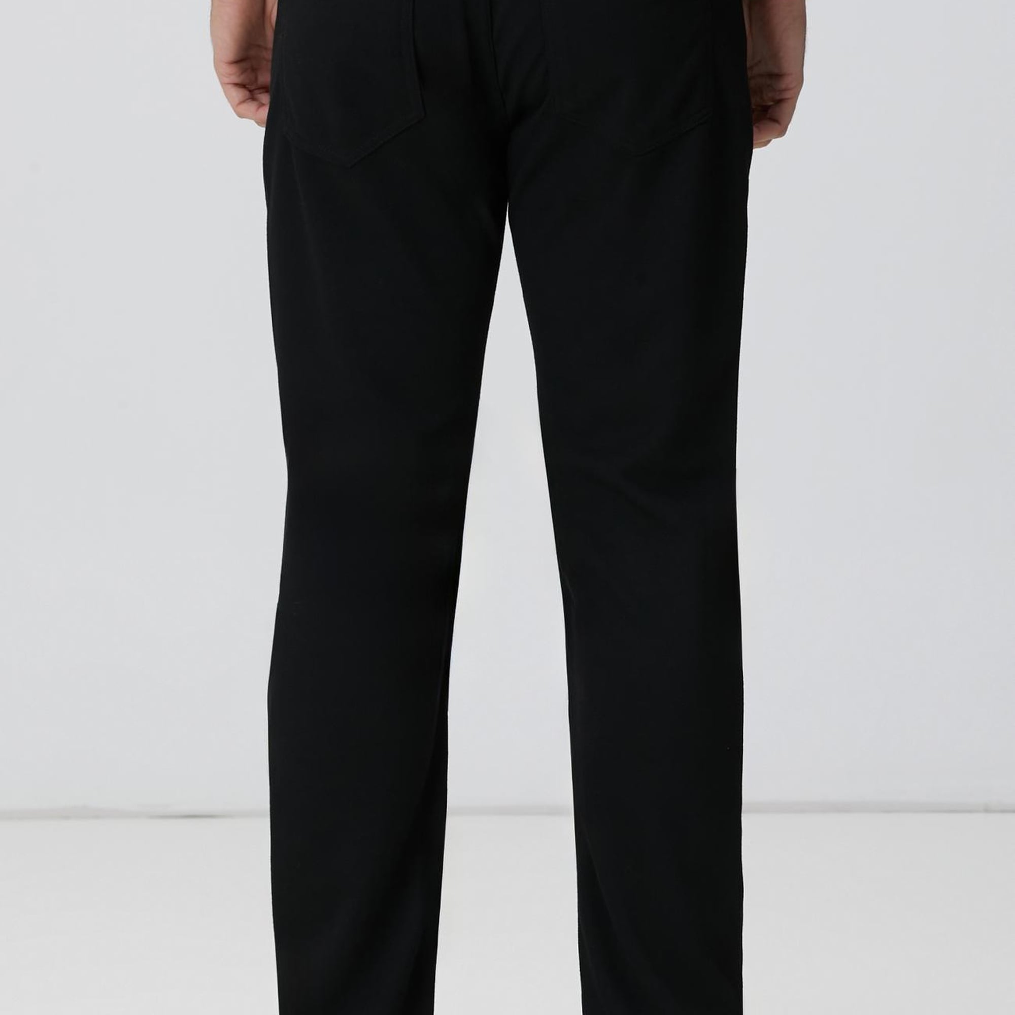 Network Erkek Siyah Casual Pantolon